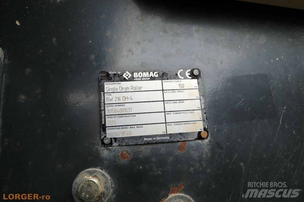 Bomag BW 216 D H-4 Οδοστρωτήρες μονού κυλίνδρου