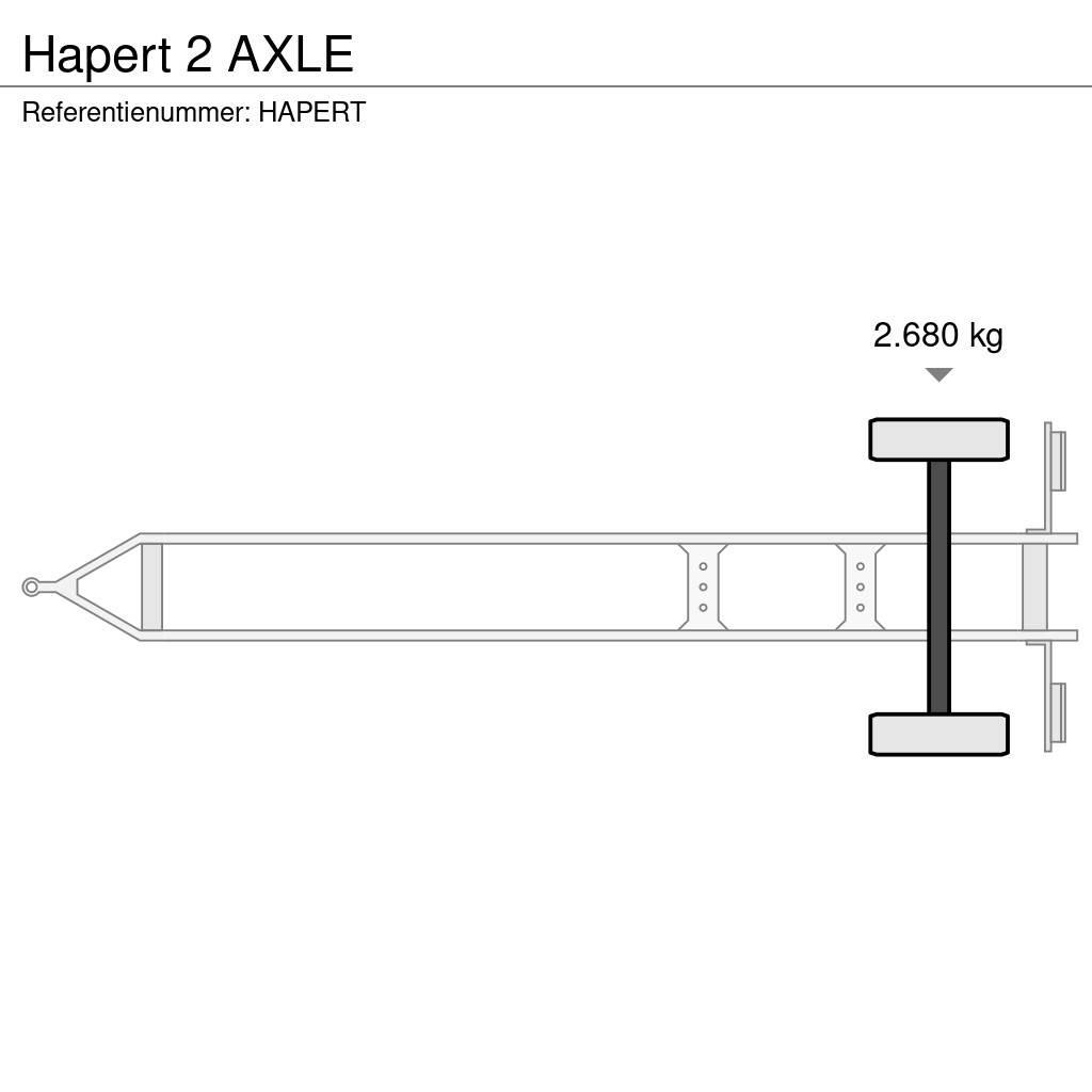 Hapert 2 AXLE Ρυμούλκες κουρτίνα
