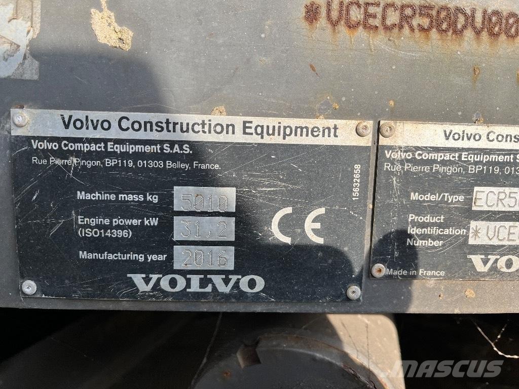 Volvo ECR 50 D Εκσκαφάκι (διαβολάκι) < 7t