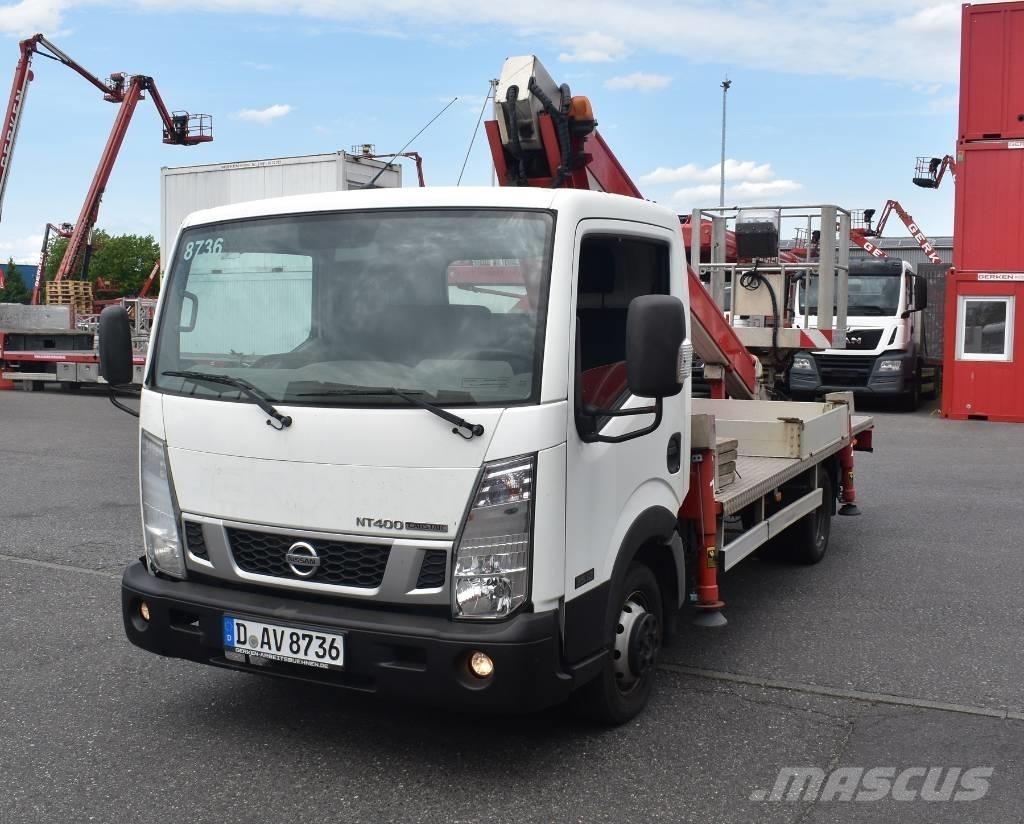 Multitel 160ALU Εναέριες πλατφόρμες τοποθετημένες σε φορτηγό