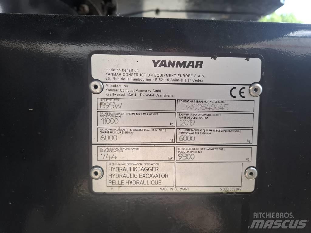 Yanmar B 95 W Εκσκαφείς με τροχούς - λάστιχα