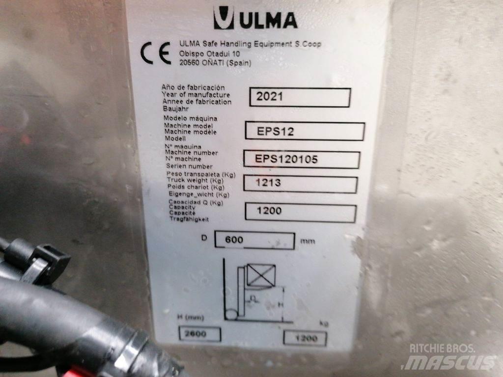 Ulma EPS12 Παλετοφόρα πεζού χειριστή με ιστό