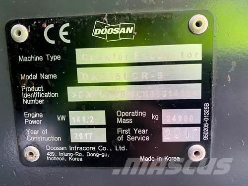 Doosan DX235LCR-5 Εκσκαφείς με ερπύστριες