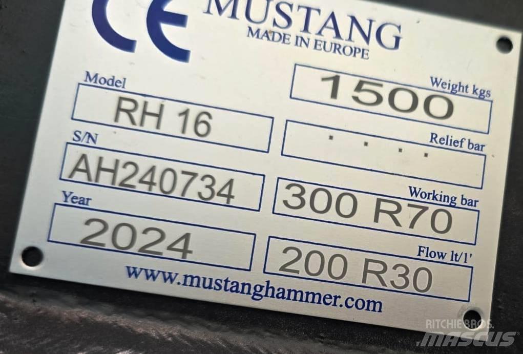 Mustang RH16 Τεμαχιστές ξύλου