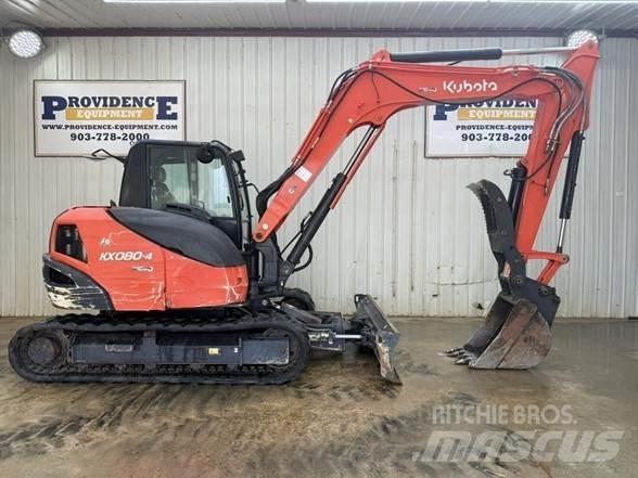Kubota KX080-4 Εκσκαφείς με ερπύστριες
