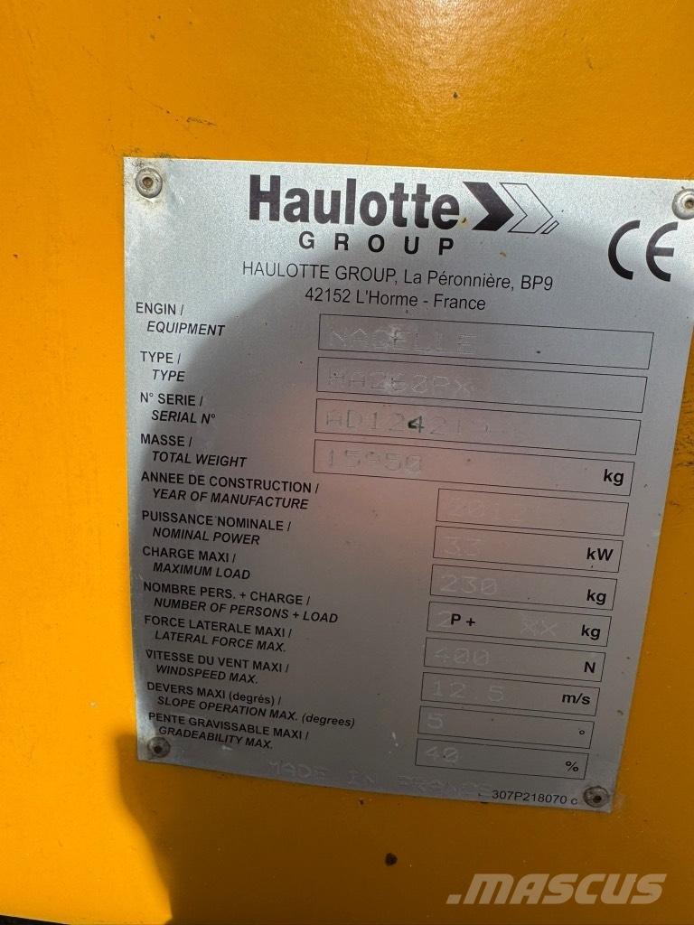 Haulotte HA 260 PX Ανυψωτήρες με αρθρωτό βραχίονα