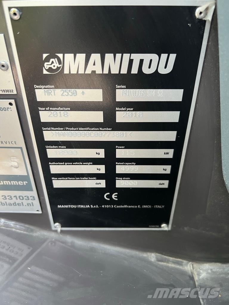 Manitou Mrt 2550 Τηλεσκοπικοί ανυψωτές