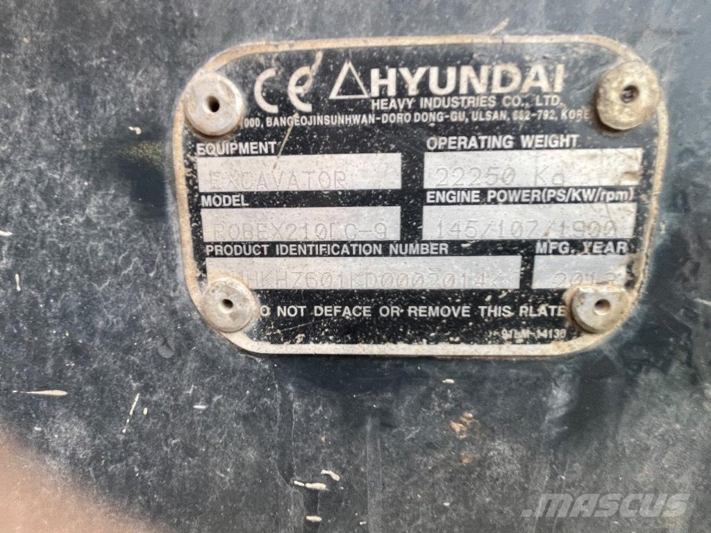 Hyundai 210-9 Εκσκαφείς με ερπύστριες