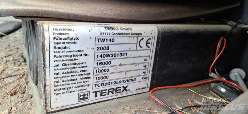 Terex TW 140 Εκσκαφείς με τροχούς - λάστιχα