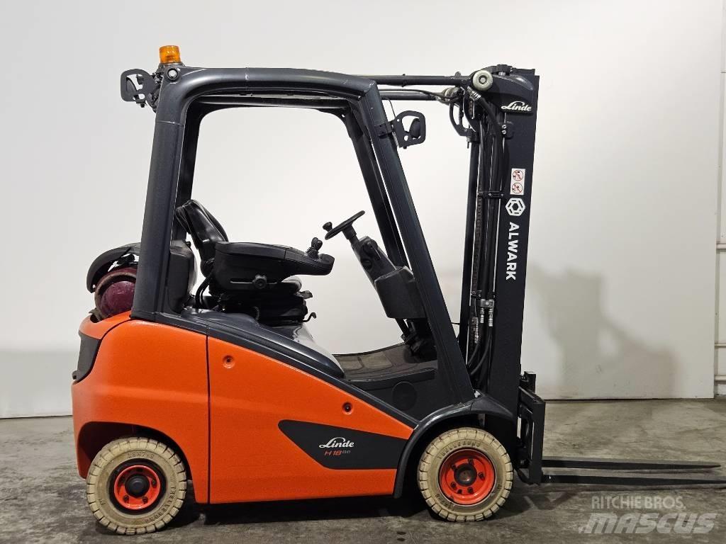 Linde H18T Περονοφόρα ανυψωτικά κλαρκ με φυσικό αέριο LPG