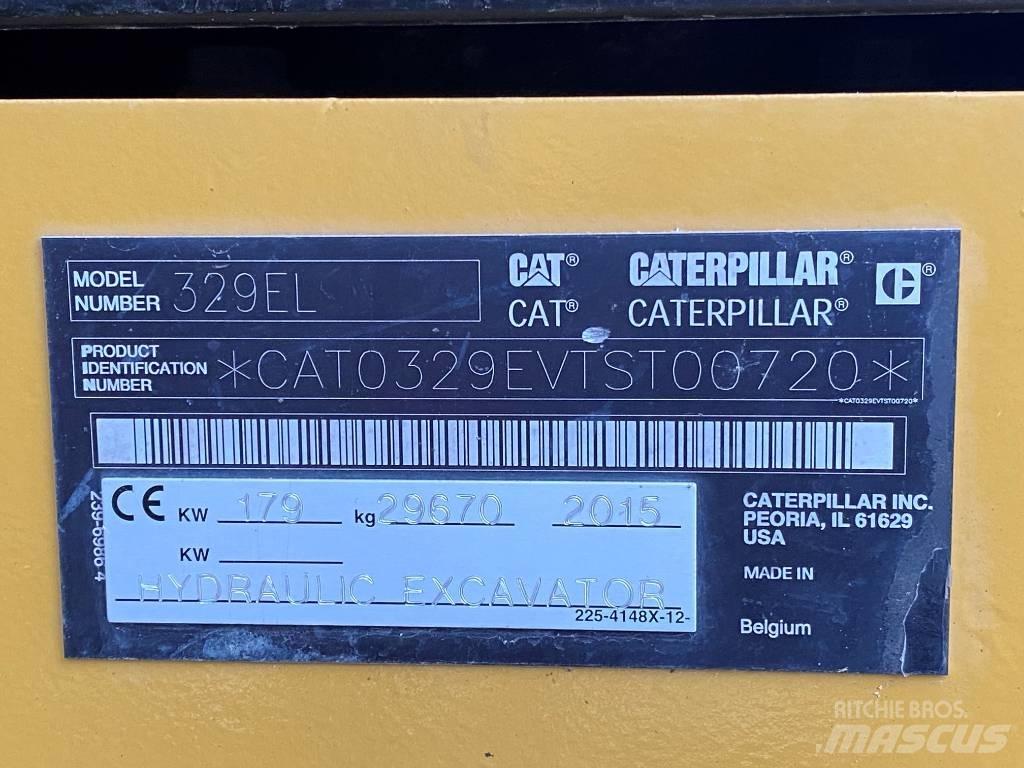 CAT 329 EL Εκσκαφείς με ερπύστριες