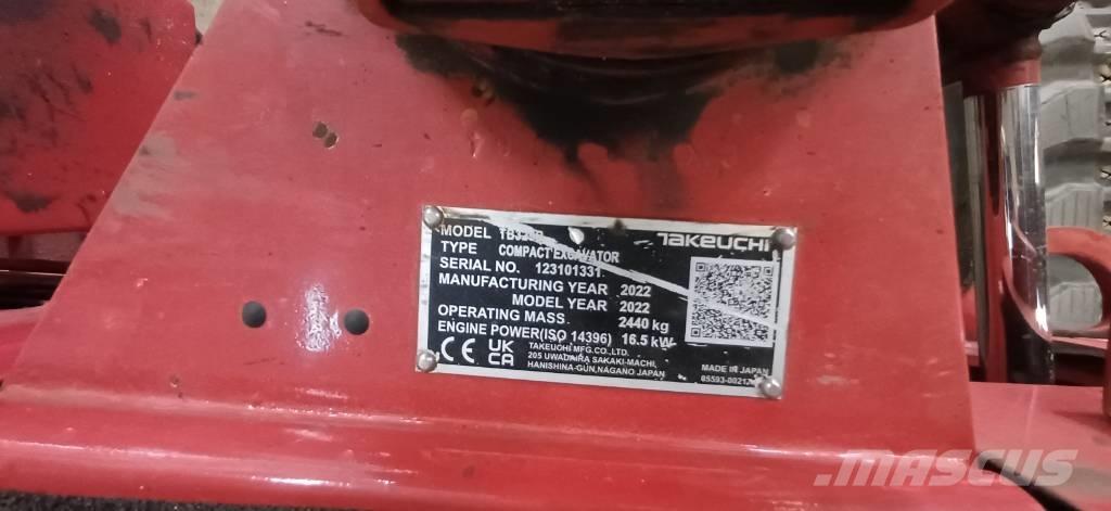 Takeuchi TB 325 R Εκσκαφάκι (διαβολάκι) < 7t