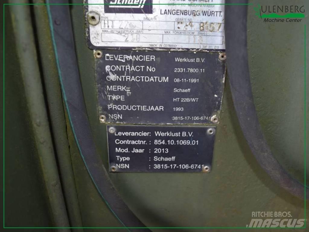 Schaeff HT22B/WT Ειδικοί εκσκαφείς