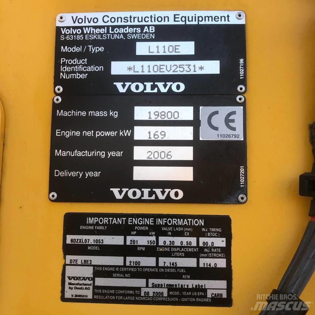 Volvo L 110 E Φορτωτές με λάστιχα (Τροχοφόροι)
