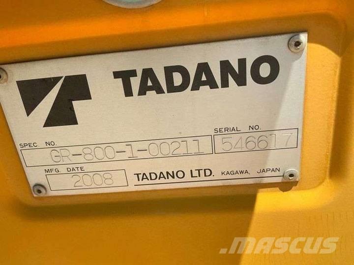 Tadano GR 800 XL-1 Γερανοί ανώμαλου εδάφους