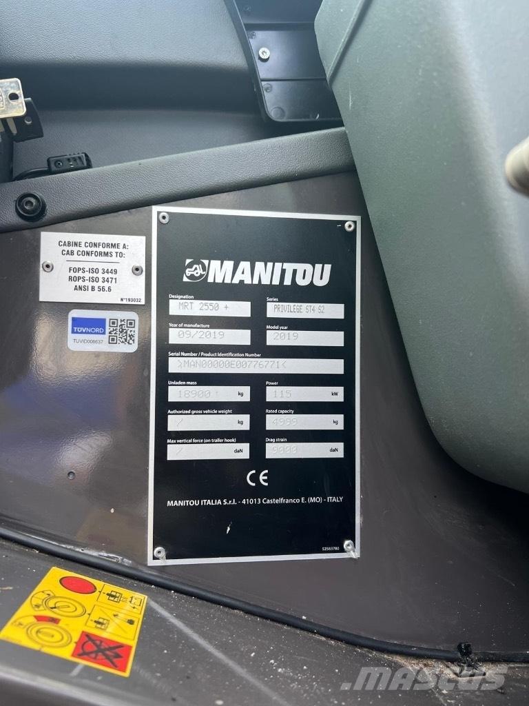 Manitou MRT 2550 Τηλεσκοπικοί ανυψωτές