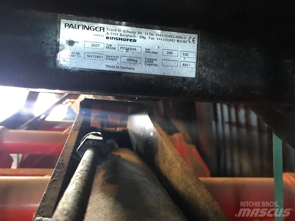 Palfinger PZG650S Εξαρτήματα χειρισμού φορτίων