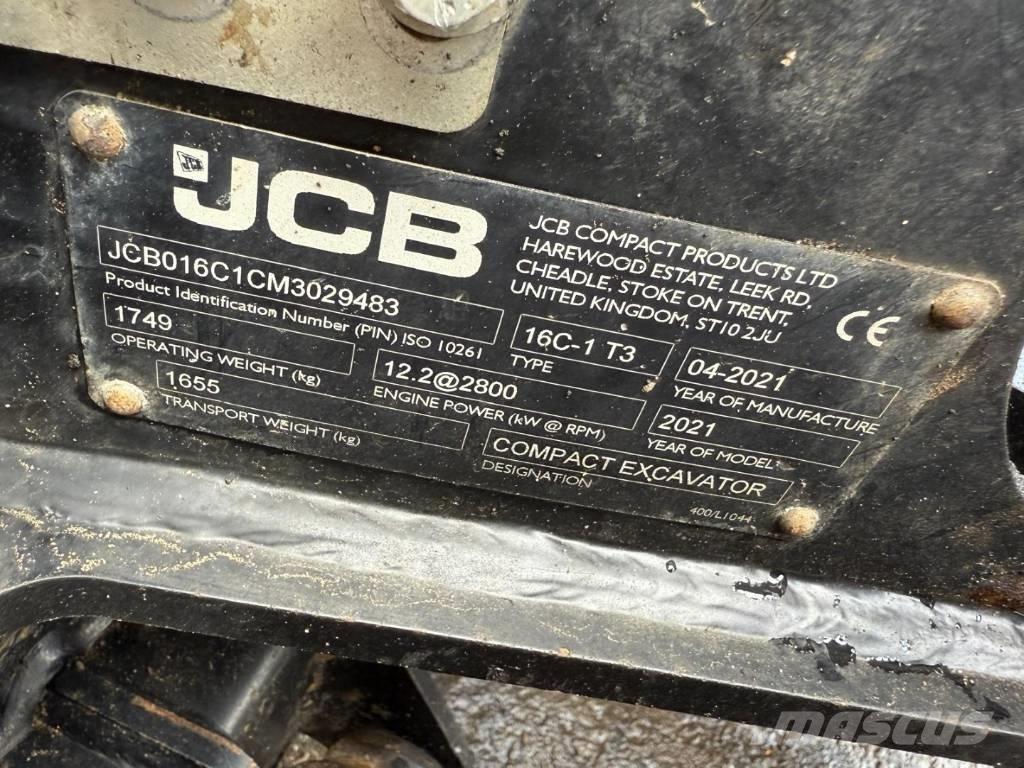JCB 16 C-1 Εκσκαφάκι (διαβολάκι) < 7t