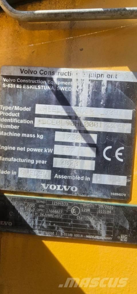 Volvo L 90 H Φορτωτές με λάστιχα (Τροχοφόροι)