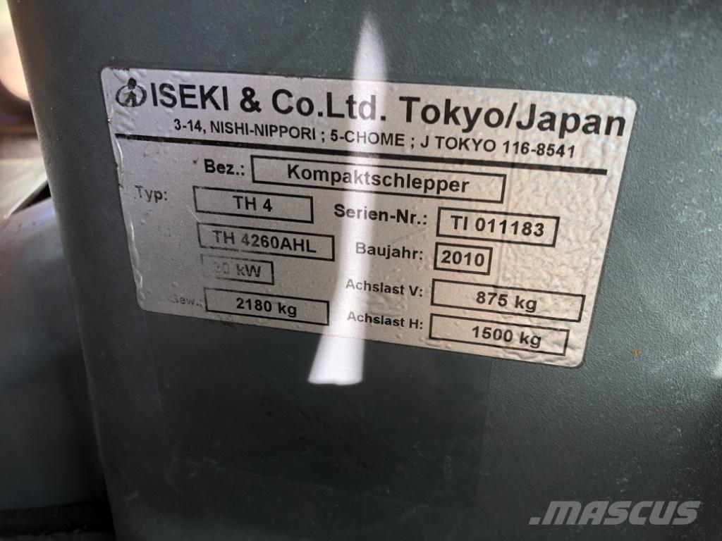 Iseki TH 4260 AHL Τρακτέρ μικρών διαστάσεων