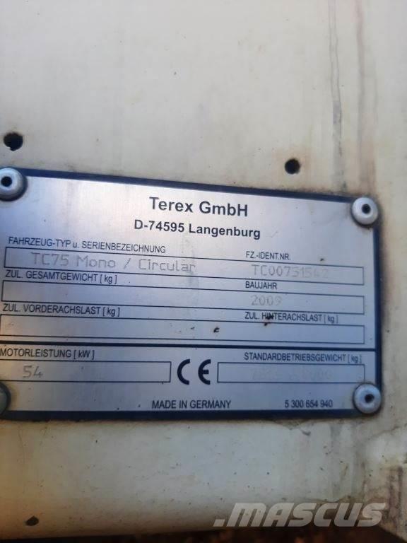 Terex TC75 Εκσκαφάκι (διαβολάκι) < 7t