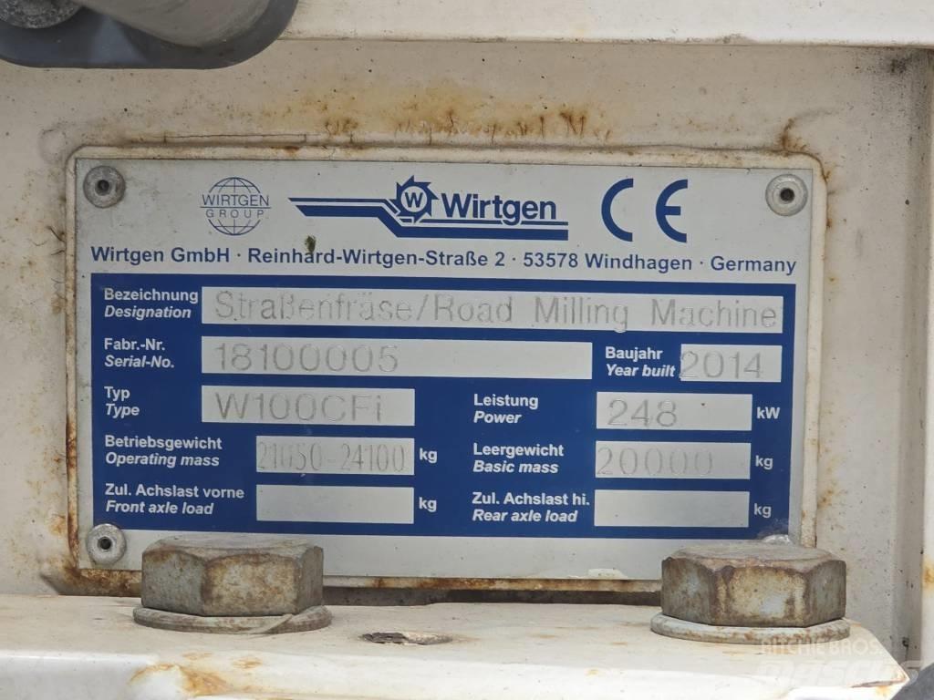 Wirtgen W 100 CFI Επεξεργασίας επίστρωσης ασφάλτου