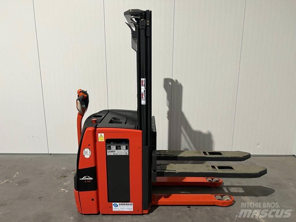 Linde L14 Παλετοφόρα πεζού χειριστή με ιστό