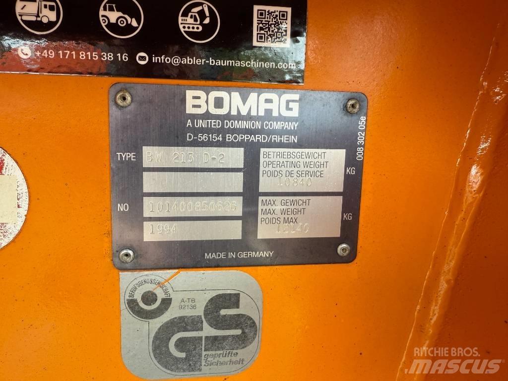 Bomag BW 213 D-2 Οδοστρωτήρες μονού κυλίνδρου