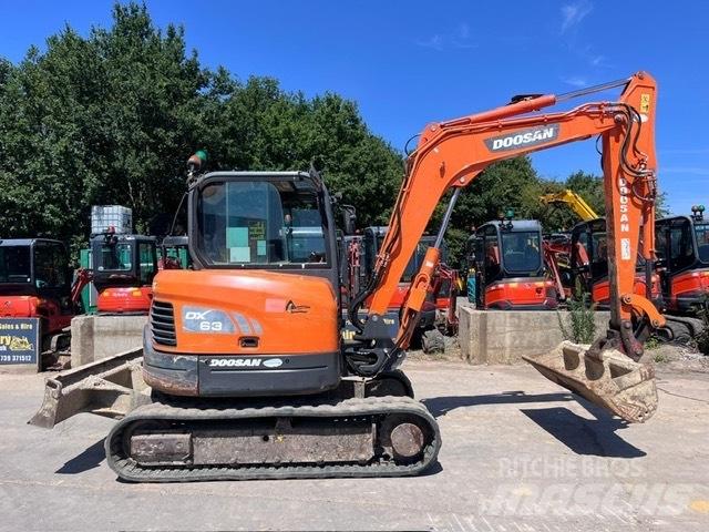 Doosan DX 63-3 Εκσκαφάκι (διαβολάκι) < 7t