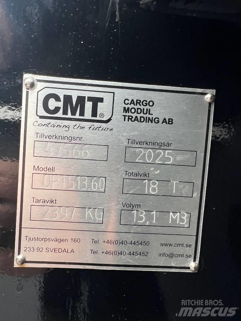 CMT Schaktflak 13m3 Με κινητό αμάξωμα
