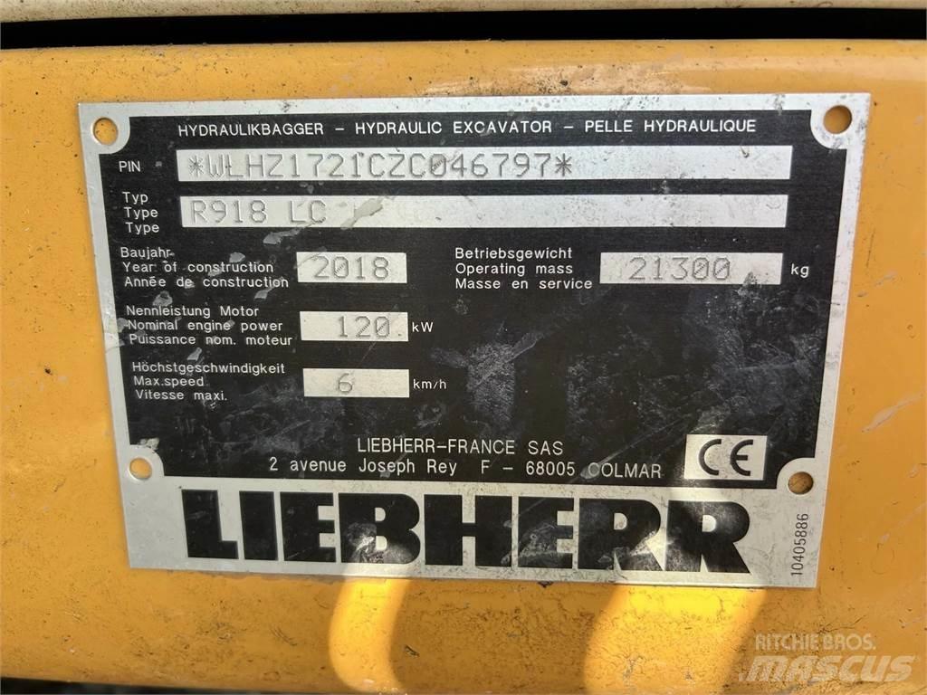 Liebherr R918 LC Εκσκαφείς με ερπύστριες