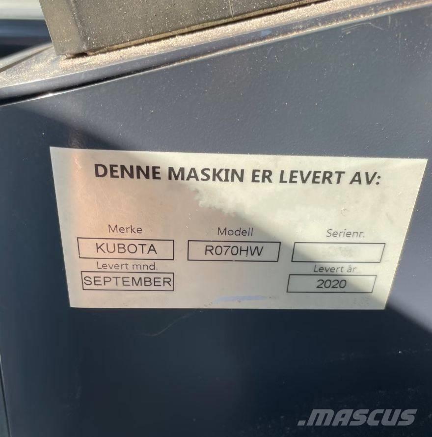 Kubota R 070 HW Φορτωτές με λάστιχα (Τροχοφόροι)