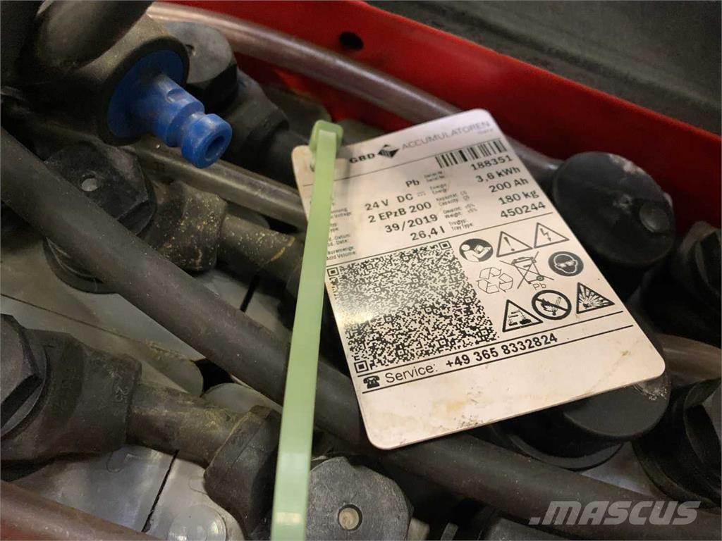 Linde L10B Παλετοφόρα πεζού χειριστή με ιστό