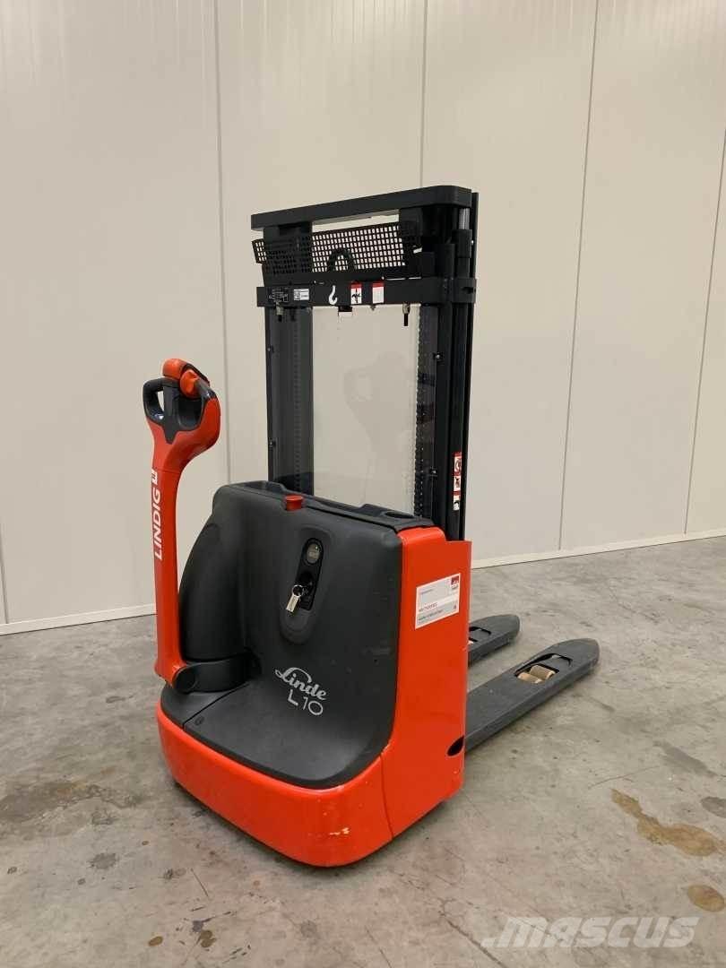 Linde L10B Παλετοφόρα πεζού χειριστή με ιστό