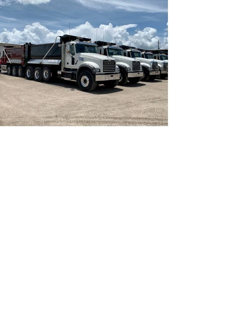 Mack Tri Axle Dump Φορτηγά Ανατροπή