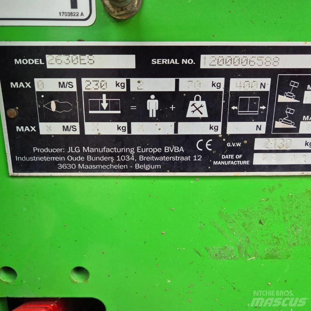 JLG 2630 ES Ανυψωτήρες ψαλιδωτής άρθρωσης