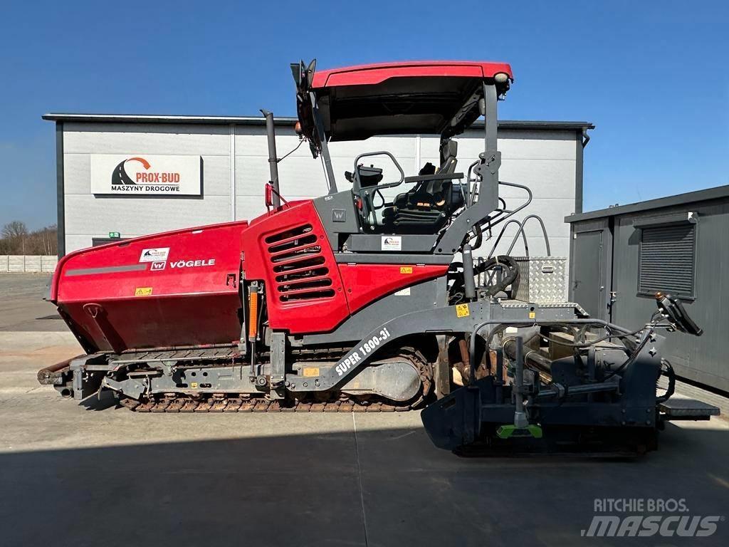 Vögele Super 1800-3i Επίστρωση ασφάλτου