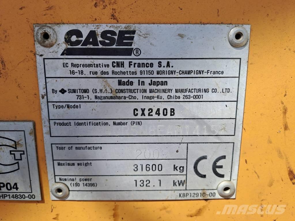 CASE CX 240 B MH Βιομηχανικά μηχανήματα διαχείρισης αποβλήτων