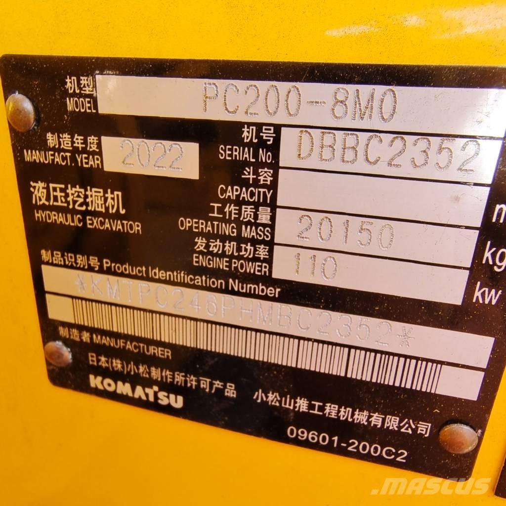 Komatsu PC 200 Εκσκαφείς με ερπύστριες
