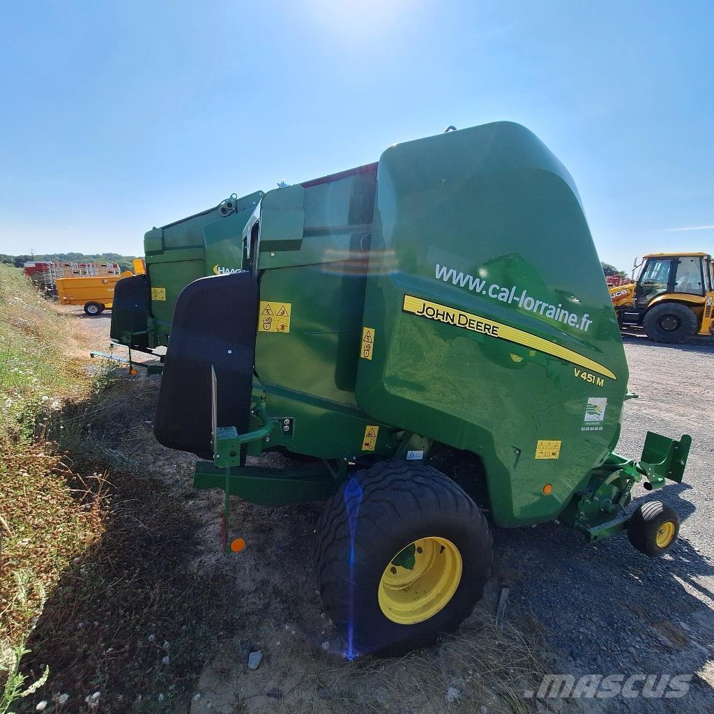 John Deere V 451 M Πρέσες κυλινδρικών δεμάτων