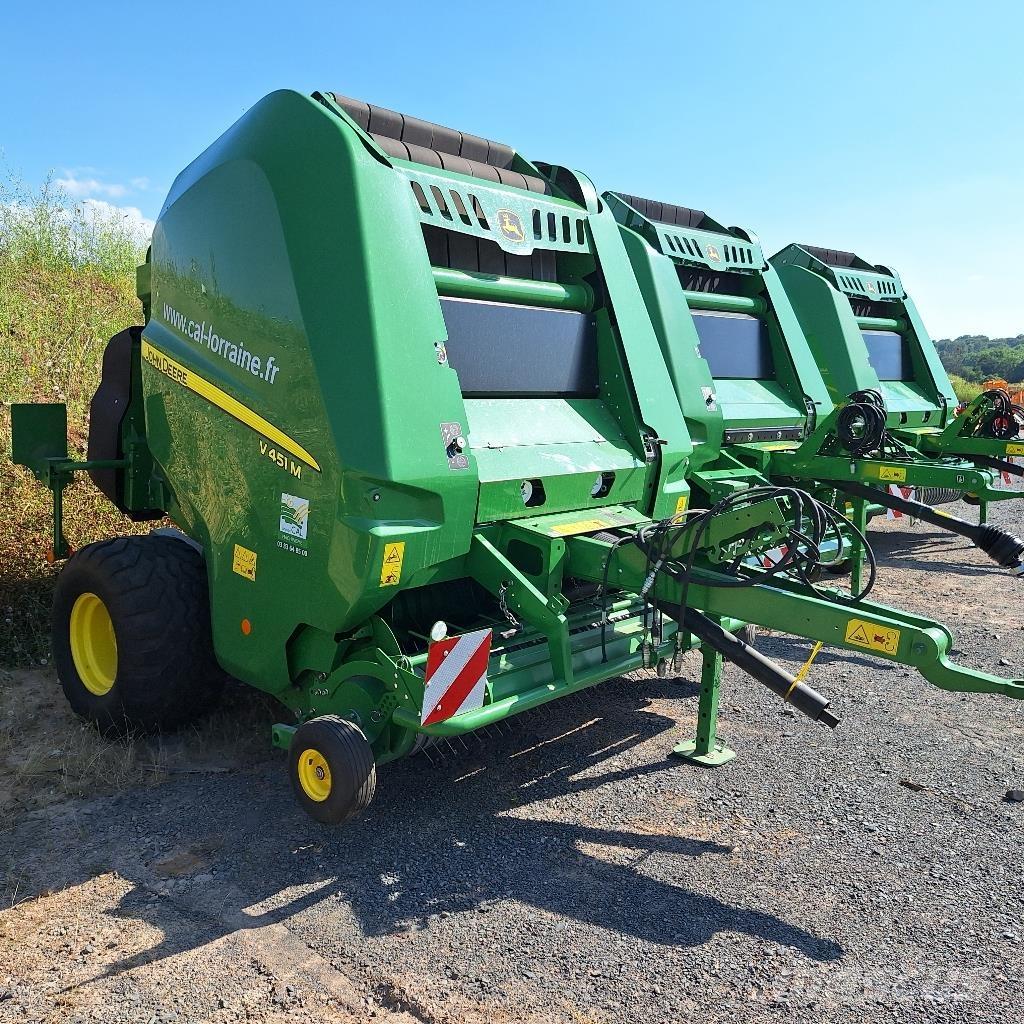 John Deere V 451 M Πρέσες κυλινδρικών δεμάτων