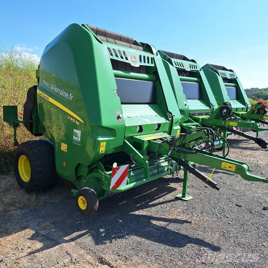John Deere V 451 M Πρέσες κυλινδρικών δεμάτων
