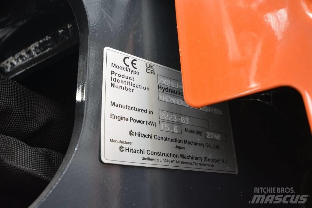 Hitachi ZX 26 U-6 Εκσκαφάκι (διαβολάκι) < 7t