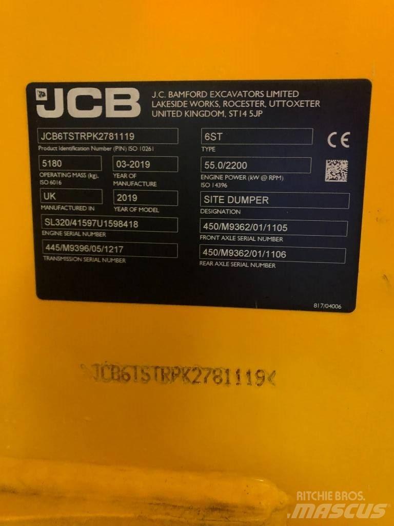 JCB 6 ST Dumpers εργοταξίου
