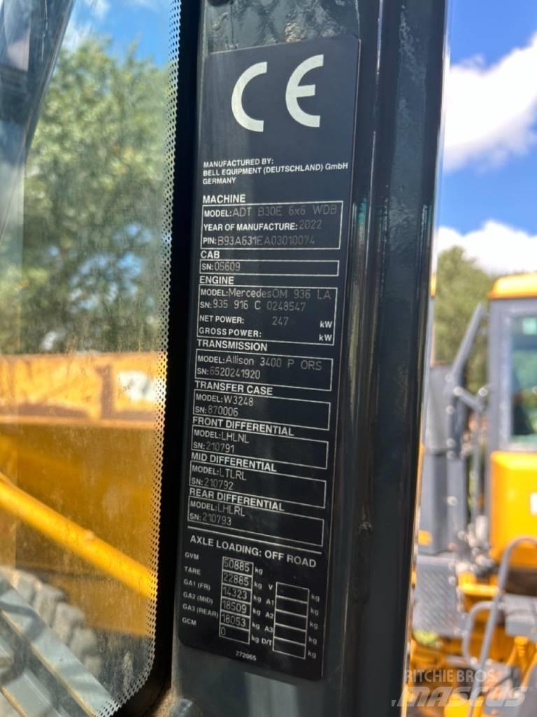 Bell B30E Σπαστό Dump Truck ADT