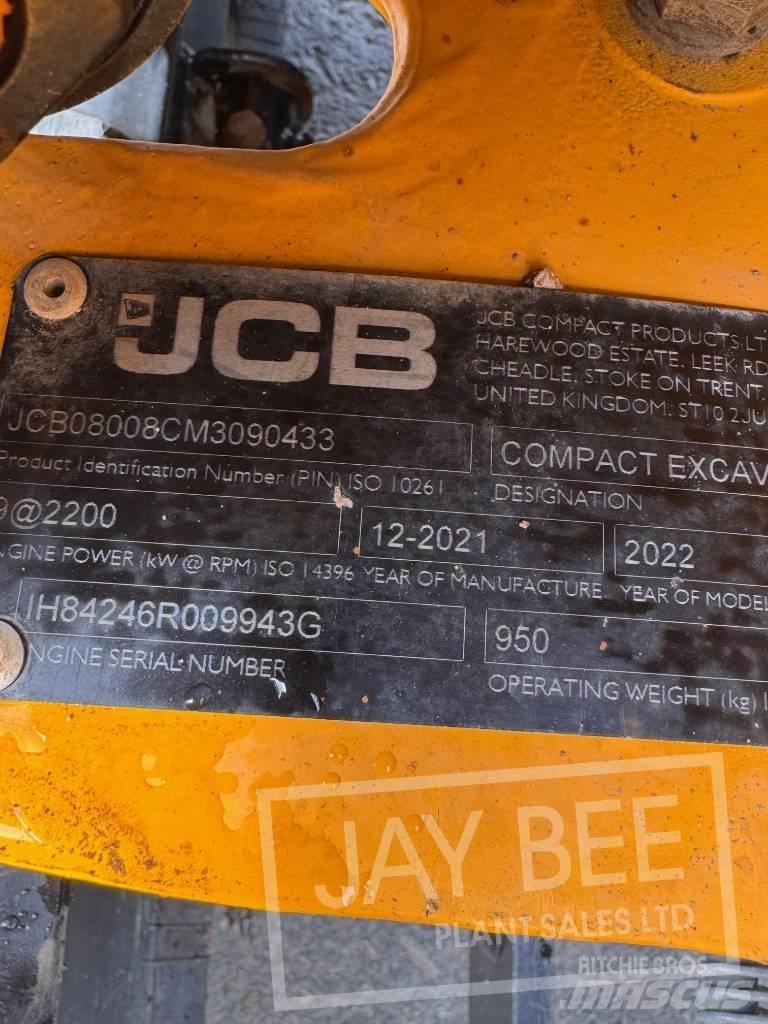 JCB 8008 Εκσκαφάκι (διαβολάκι) < 7t