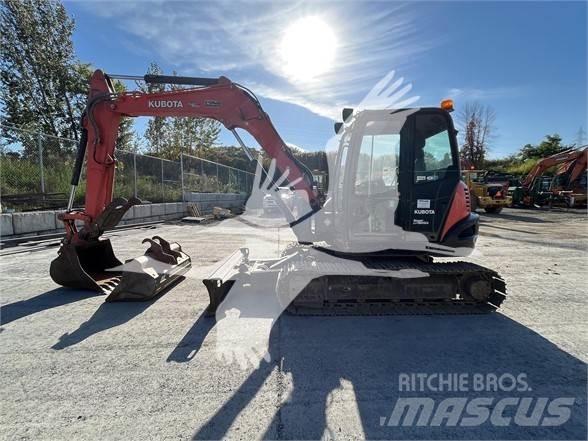 Kubota KX080-4 Εκσκαφείς με ερπύστριες