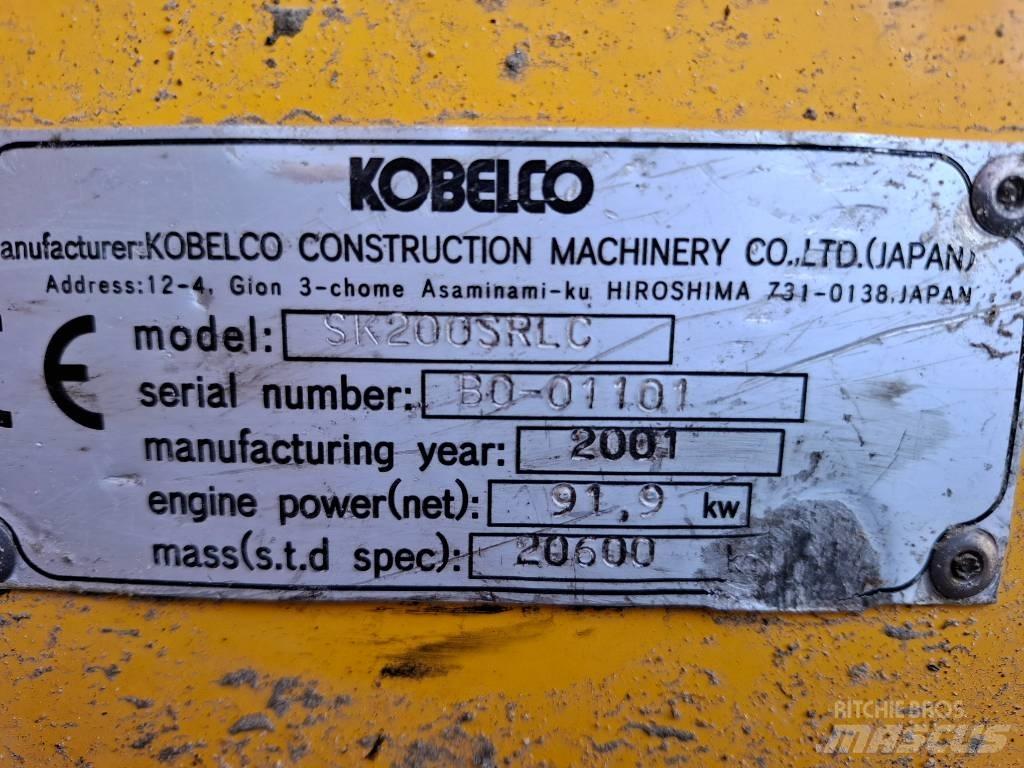 Kobelco SK200SRLC Εκσκαφείς με ερπύστριες