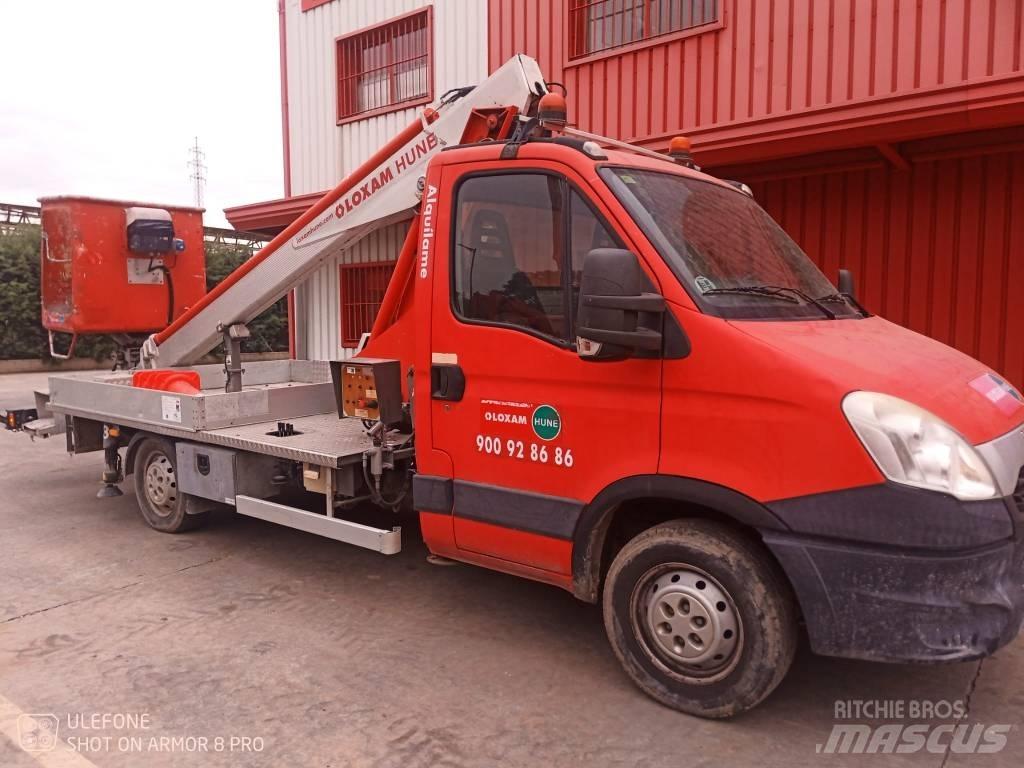 Multitel 160 Alu DS Εναέριες πλατφόρμες τοποθετημένες σε φορτηγό