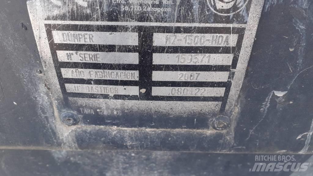 Mz Imer MZ-1500-HDA Dumpers εργοταξίου